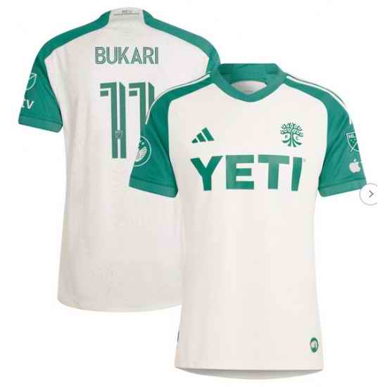 Mens Austin FC adidas Tan 2024 The Armadillo Kit Authentic Player Jersey